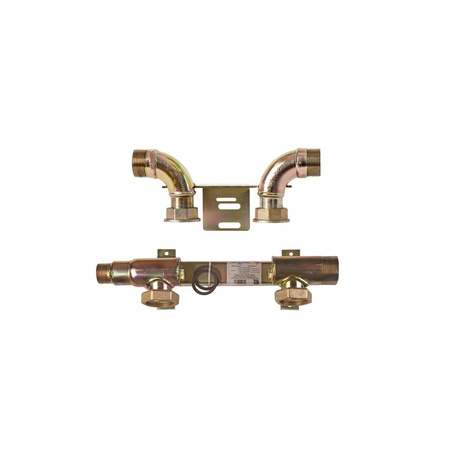 Monozłącze pod gazomierz G25, 335mm, GZ 2” x GZ 2” - w poziomie  