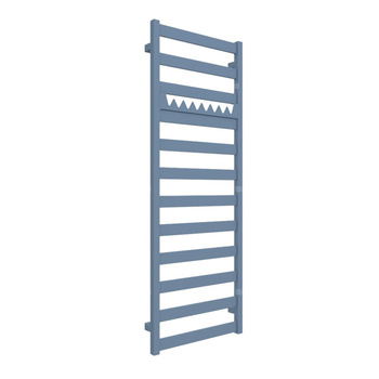 Grzejnik drabinkowy TERMA VIVO, podłączenie Z1, wym. 1390 x 500 mm, kolor szary gołębi RAL5014 (farba), moc 512W