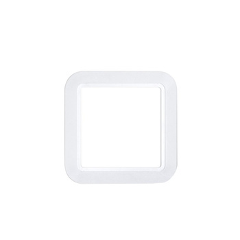 Ramka do gniazd Euro-Top plastik biała