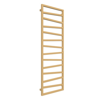 Grzejnik drabinkowy TERMA ZIGZAG, podłączenie ZX, wym. 1545 x 500 mm, kolor złoty połysk, moc 581W