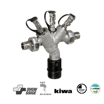 BA - Izolator przepływu zwrotnego, gwintowany, 1", korpus ze stali nierdzewnej