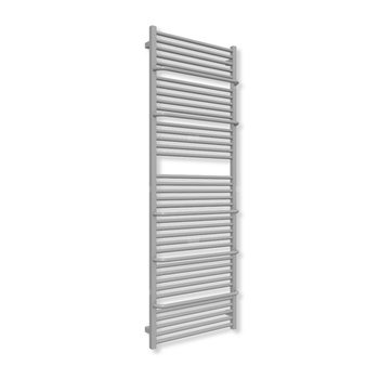 Grzejnik drabinkowy TERMA LIMA, podłączenie SX, wym. 1700 x 600 mm, kolor jasne aluminium metaliczny RAL9006 (farba), moc 1031W