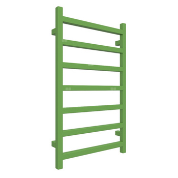 Grzejnik drabinkowy TERMA SIMPLE, podłączenie O1, wym. 840 x 500 mm, kolor zielony żółty RAL6018 (farba), moc 306W