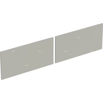 Zestaw frontów szuflad do dolnej szafki pod umywalkę GEBERIT, kol. szary szer.1400 mm