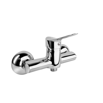 Bateria natryskowa ścienna KFA Armatura LEONIT, kolor chrom