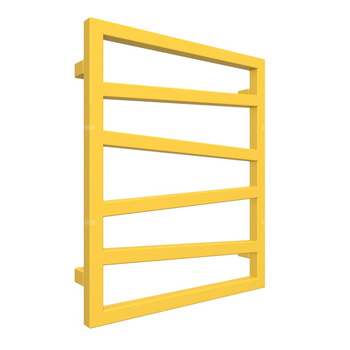 Grzejnik drabinkowy TERMA ZIGZAG, podłączenie SX, wym. 600 x 500 mm, kolor żółty cynkowy RAL1018, moc 248W