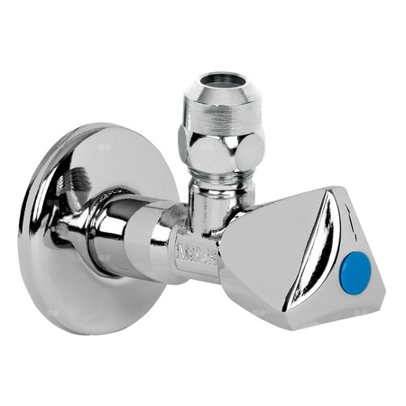 Zawór wodny ARCO A80 kątowy (pokrętło LUXE) GZ 1/2'' x GZ 1/2''