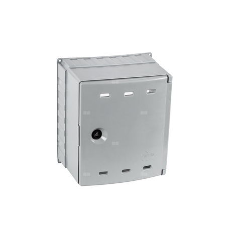 Postument z laminatu do skrzynki gazowej z laminatu o podstawie 600x250mm, H=1000mm popiel