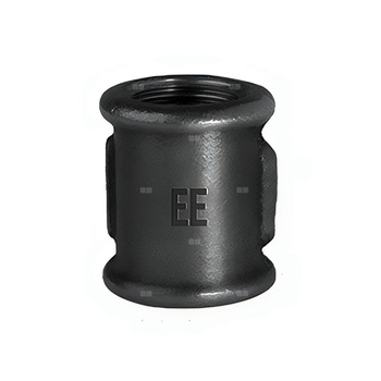 Mufa ODLEWNIA ZAWIERCIE M2/2/270 żeliwo (czarne) 1 1/4'' (GW x GZ)