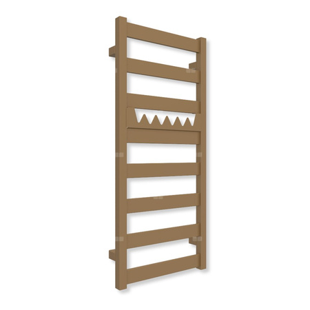 Grzejnik drabinkowy TERMA VIVO, podłączenie SX, wym. 910 x 400 mm, kolor halo (farba), moc 295W
