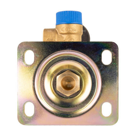 Zespół przyłączeniowy AFRISO BSB 3/4'' GW x GW, max. 6 bar + wskaźnik ciśnienia