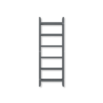 Grzejnik drabinkowy TERMA STAND, podłączenie SX, wym. 1380 x 500 mm, kolor szary łupek RAL7015 (farba), moc 743W
