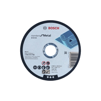 TAR.TNĄCA STD. F/METAL 125X1,0X22,23 P