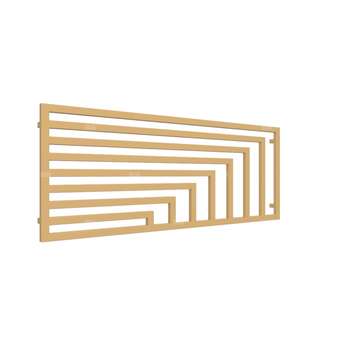 Grzejnik drabinkowy TERMA ANGUS H, podłączenie SX, wym. 680 x 1780 mm, kolor złoty połysk, moc 1022W