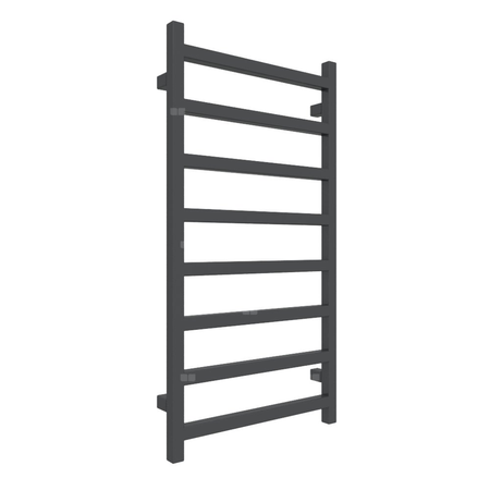 Grzejnik drabinkowy TERMA SIMPLE, podłączenie SX, wym. 960 x 500 mm, kolor czarny pieprz