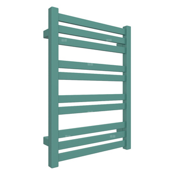 Grzejnik drabinkowy TERMA MARLIN, podłączenie SX, wym. 600 x 430 mm, kolor miętowy turkusowy RAL6033, moc 244W