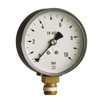 Manometr z rurką Bourdona AFRISO HY 0/6 bar G1/2B radialne fi 80 mm, kl. 2.5%