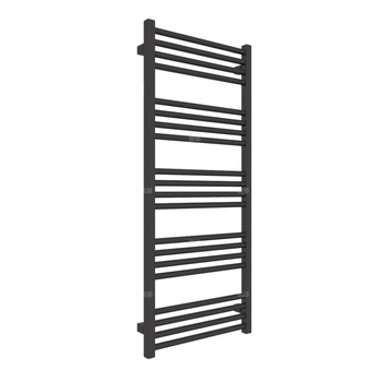 Grzejnik drabinkowy TERMA FIONA, podłączenie ZX, wym. 1140 x 480 mm, kolor heban, moc 471W