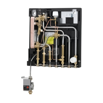 Danfoss EvoFlat MSS StS 2, w/bypass, w/1 CW meter, w/EPP front, w/HTC, w/circulation, w/safety valve, w/TWA 24V, w/ESMC, w/Danfoss Icon Expansion Module, 49kW