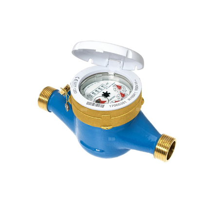 Wodomierz wielostrumieniowy suchobieżny, typu GMDM-I DN 25 Q3=6,3 m3/h R160/50, Tmax: 50st.C, L=260 mm