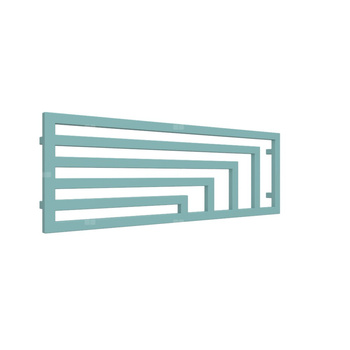 Grzejnik drabinkowy TERMA ANGUS H, podłączenie YL, wym. 440 x 1300 mm, kolor turkusowy pastelowy RAL6034, moc 538W