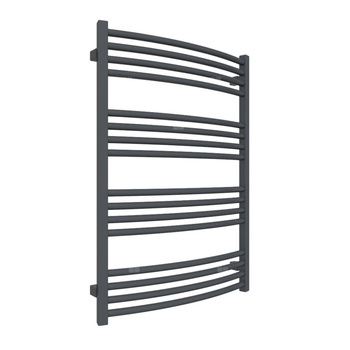 Grzejnik drabinkowy TERMA LENA, podłączenie ZX, wym. 900 x 636 mm, kolor metaliczna czerń, moc 484W