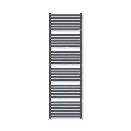 Grzejnik elektryczny TERMA MARLIN 1680 x 530 mm, kolor metaliczna czerń, moc 800 W, podłączenie E8, kabel spiralny z wtyczką czarny