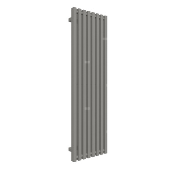 Grzejnik drabinkowy TERMA TRIGA, podłączenie ZX, wym. 1300 x 380 mm, kolor ciemne aluminium metaliczny RAL9007, moc 652W