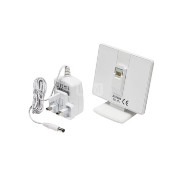 Stojak dla modułu evohome z wyświetlaczem kolorowym, z zasilaczem