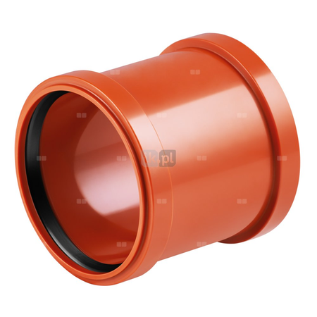 Mufa przesuwna MAGNAPLAST KG KGU, PVC-U (pomarańczowy), DN 250 (ww x ww), do kanalizacji