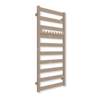 Grzejnik elektryczny TERMA VIVO 1150 x 500 mm, kolor kwarc, moc 400 W, podłączenie E1, kabel przyłącze ts1/ss1