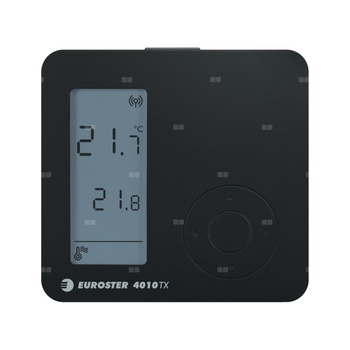 Regulator temperatury Euroster E4010 TXRX, kolor czarny