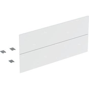 Zestaw frontów szuflad (2 szt.) do dolnej szafki pod umywalkę z dwoma szufladami GEBERIT ONE, kol. biały matowy szer.1050 mm
