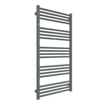 Grzejnik drabinkowy TERMA FIONA, podłączenie SX, wym. 1140 x 580 mm, kolor metaliczny szary, moc 550W