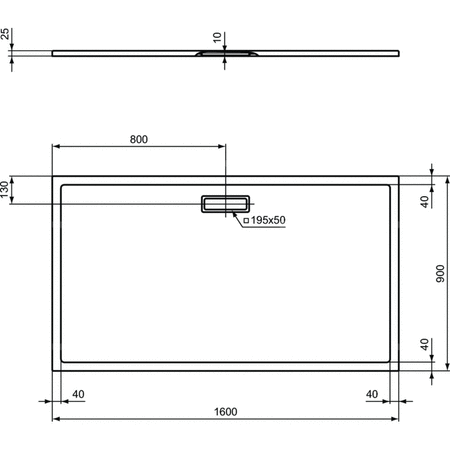 ULTRAFLAT NEW BRODZIK 160X90 PROS. SILK