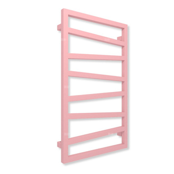 Grzejnik drabinkowy TERMA ZIGZAG, podłączenie ZX, wym. 830 x 500 mm, kolor różowy jasny RAL3015 (farba), moc 320W