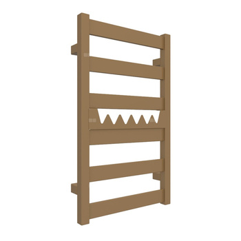 Grzejnik drabinkowy TERMA VIVO, podłączenie SX, wym. 670 x 400 mm, kolor halo (farba), moc 230W