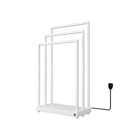 Grzejnik elektryczny (suszarka) INSTAL-PROJEKT Mobilo Electro 2, wym. 900/500 mm, kolor biały mat, moc 105 W
