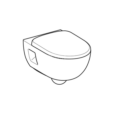 Deska sedesowa Geberit Selnova, mocowanie od góry: Wolne opadanie=Tak, Zawiasy wypinane=Nie, Mocowanie=Od góry, Biały / Błyszczący