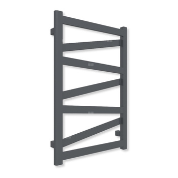 Grzejnik elektryczny TERMA VIPERA 750 x 500 mm, kolor szary grafitowy RAL7024, moc 300 W, podłączenie E8, kabel przyłącze ts1/ss1