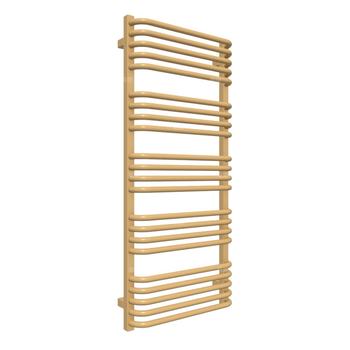 Grzejnik drabinkowy TERMA Alex, podłączenie ZX, wym. 1140 x 500 mm, kolor złoty połysk, moc 591W