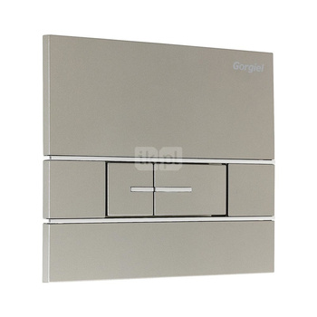 Przycisk spłukujący Gorgiel SEGMENT, kolor satyna/satyna/satyna/chrom, 31 1712 18