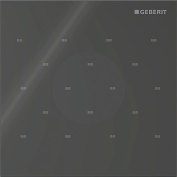 Płyta przykrywająca Geberit typ 40, okrągła: Czarny