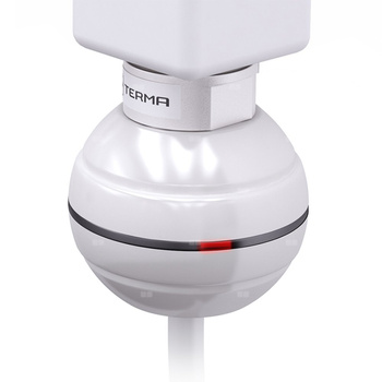 Grzałka TERMA REG 2, 300W Tuba, RAL 9016, kabel prosty z wtyczką [biały, 1,5m, instr. TERMA]