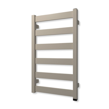 Grzejnik elektryczny TERMA VIVO ONE 670 x 400 mm, kolor biały kremowy RAL9001, moc 200 W, podłączenie E8, kabel prosty bez wtyczki szary