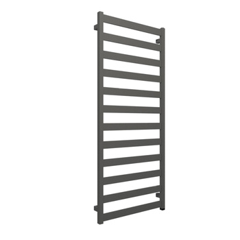 Grzejnik elektryczny TERMA VIVO ONE 1390 x 600 mm, kolor ral 7037 mat, moc 400 W, podłączenie E1, kabel prosty z wtyczką czarny