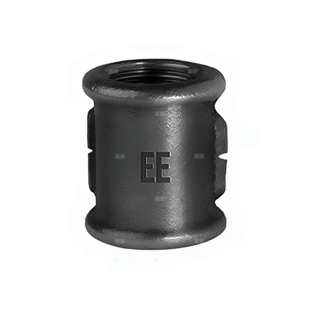 Nypel ODLEWNIA ZAWIERCIE N8/1/271 żeliwo (czarne) 1'' (GW)