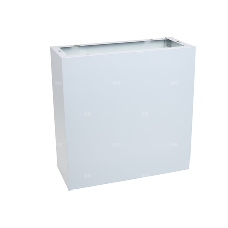 Postument z blachy do skrzynek gazowych o podstawie 600 x 250 mm, H=600 kolor popielaty