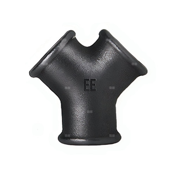 Trójnik ODLEWNIA ZAWIERCIE 220/220 45' żeliwo (czarny) 3/4'' (GW gazowy walcowy x GW gazowy walcowy x GW gazowy walcowy)