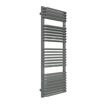 Grzejnik drabinkowy TERMA TYTUS, podłączenie ZX, wym. 1260 x 440 mm, kolor nowoczesna szarość, moc 828W